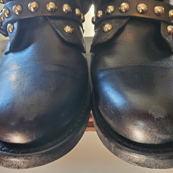 Steve Madden leather black booties, Made in Italy - Picture 3 of 6
